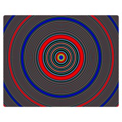 Art Design Fractal Circle Double Sided Flano Blanket (medium)  by Pakrebo