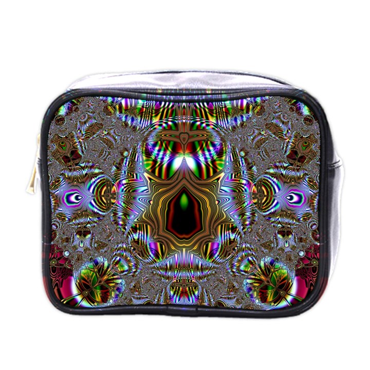 Art Artwork Fractal Digital Art Mini Toiletries Bag (One Side)