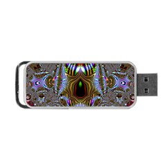 Art Artwork Fractal Digital Art Portable Usb Flash (one Side) by Pakrebo