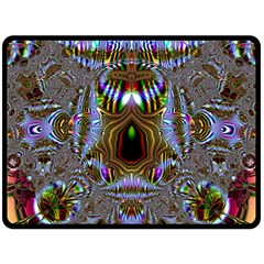 Art Artwork Fractal Digital Art Double Sided Fleece Blanket (large)  by Pakrebo