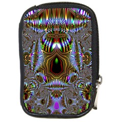 Art Artwork Fractal Digital Art Compact Camera Leather Case by Pakrebo