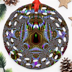 Art Artwork Fractal Digital Art Ornament (round Filigree) by Pakrebo