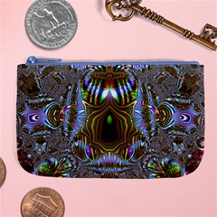 Art Artwork Fractal Digital Art Large Coin Purse by Pakrebo