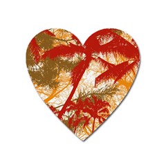 Into The Forest Paradise Heart Magnet