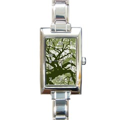 Into The Forest 11 Rectangle Italian Charm Watch by impacteesstreetweartwo