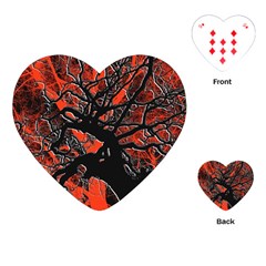 Into The Forest 6 Playing Cards Single Design (heart)