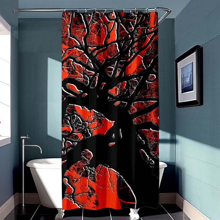 Into The Forest 6 Shower Curtain 36  x 72  (Stall) 