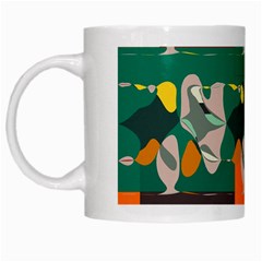 Retro Colors Texture                      White Mug by LalyLauraFLM