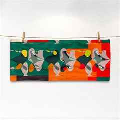 Retro Colors Texture                      Hand Towel by LalyLauraFLM