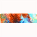 Orange blue texture                     Large Bar Mat 32 x8.5  Bar Mat