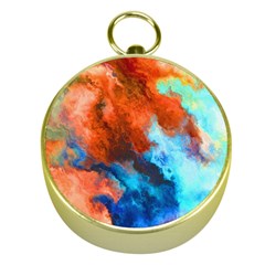 Orange Blue Texture                      Gold Compass by LalyLauraFLM