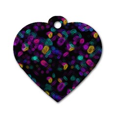 Neon Brushes                      Dog Tag Heart (one Side) by LalyLauraFLM