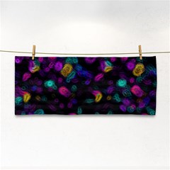 Neon Brushes                      Hand Towel by LalyLauraFLM