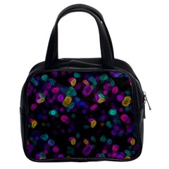 Neon Brushes                      Classic Handbag (two Sides) by LalyLauraFLM