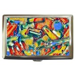 Colorful painted shapes                      Cigarette Money Case Front