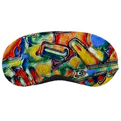 Colorful Painted Shapes                      Sleeping Mask by LalyLauraFLM