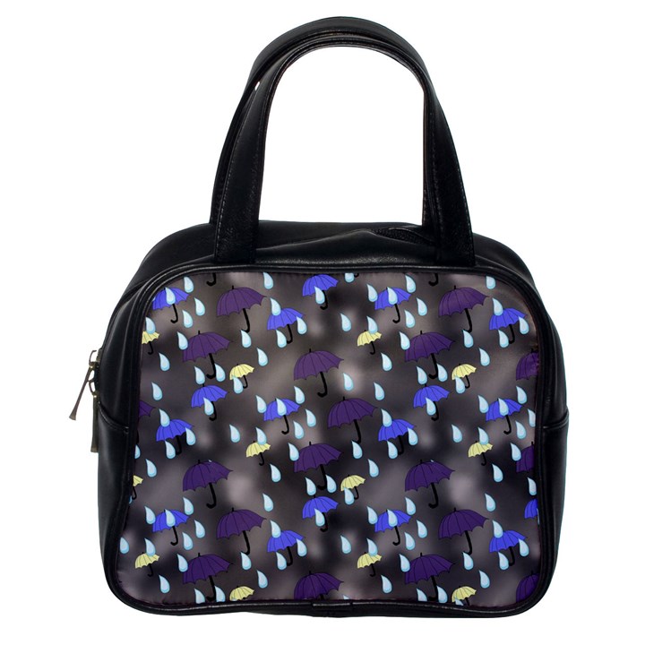 Rain and Umbrellas Classic Handbag (One Side)