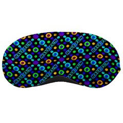 Have Fun Multicolored Text Pattern Sleeping Mask