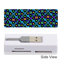 Have Fun Multicolored Text Pattern Memory Card Reader (Stick)