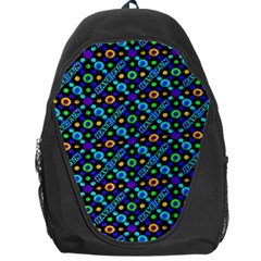 Have Fun Multicolored Text Pattern Backpack Bag