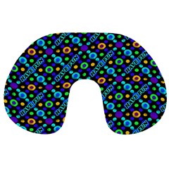 Have Fun Multicolored Text Pattern Travel Neck Pillow