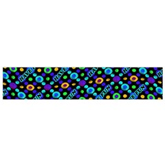 Have Fun Multicolored Text Pattern Small Flano Scarf