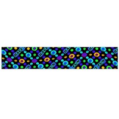 Have Fun Multicolored Text Pattern Large Flano Scarf 