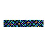 Have Fun Multicolored Text Pattern Flano Scarf (Mini) Back