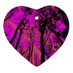 Into The Forest 2 Ornament (heart) by impacteesstreetweartwo