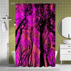 Into The Forest 2 Shower Curtain 48  X 72  (small)  by impacteesstreetweartwo