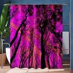 Into The Forest 2 Shower Curtain 60  x 72  (Medium) 