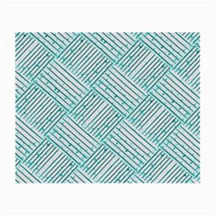 Wood Texture Diagonal Pastel Blue Small Glasses Cloth by Mariart