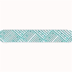 Wood Texture Diagonal Pastel Blue Small Bar Mats by Mariart