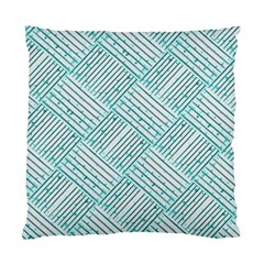 Wood Texture Diagonal Pastel Blue Standard Cushion Case (one Side) by Mariart