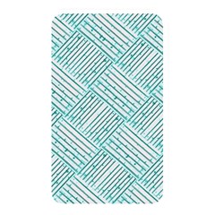 Wood Texture Diagonal Pastel Blue Memory Card Reader (rectangular) by Mariart