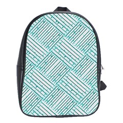 Wood Texture Diagonal Pastel Blue School Bag (xl) by Mariart