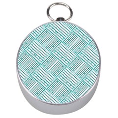 Wood Texture Diagonal Pastel Blue Silver Compasses by Mariart