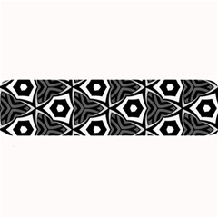 Black White Pattern Large Bar Mats by Bajindul