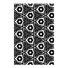 Black White Pattern Shower Curtain 48  X 72  (small)  by Bajindul