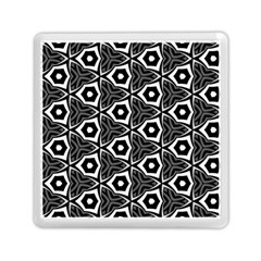 Black White Pattern Memory Card Reader (square) by Bajindul