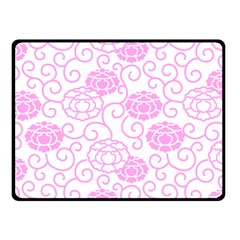 Spring Flowers Plant Fleece Blanket (small)