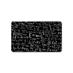 Science Albert Einstein Formula Mathematics Physics Special Relativity Magnet (name Card) by Sudhe