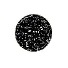 Science Albert Einstein Formula Mathematics Physics Special Relativity Hat Clip Ball Marker by Sudhe