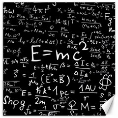 Science Albert Einstein Formula Mathematics Physics Special Relativity Canvas 12  X 12  by Sudhe