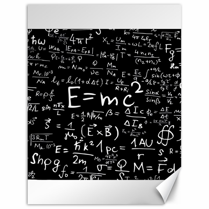 Science Albert Einstein Formula Mathematics Physics Special Relativity Canvas 18  x 24 