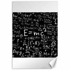 Science Albert Einstein Formula Mathematics Physics Special Relativity Canvas 24  X 36  by Sudhe