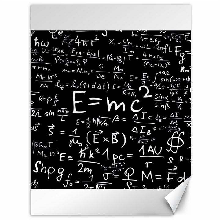 Science Albert Einstein Formula Mathematics Physics Special Relativity Canvas 36  x 48 