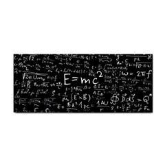 Science Albert Einstein Formula Mathematics Physics Special Relativity Hand Towel by Sudhe