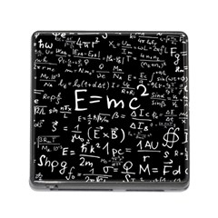 Science Albert Einstein Formula Mathematics Physics Special Relativity Memory Card Reader (square 5 Slot) by Sudhe