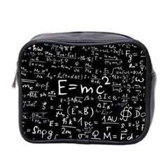 Science Albert Einstein Formula Mathematics Physics Special Relativity Mini Toiletries Bag (two Sides) by Sudhe